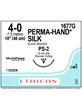 PERMAHAND® Silk Suture Black 45cm 4-0 PS-2 19mm - Box/12