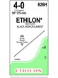 ETHILON* Nylon Sutures Black 75cm 4-0 KS 60mm - Box/36