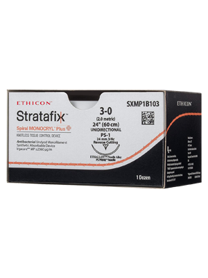 STRATAFIX™ Spiral Monocryl® Plus Suture, Undyed 3-0 60cm - Box/12
