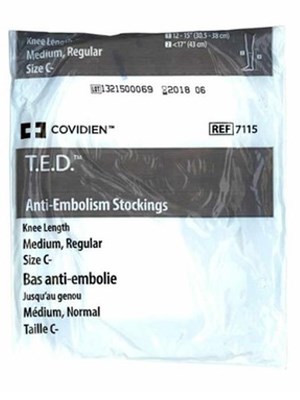 TED STOCKINGS KNEE M/R