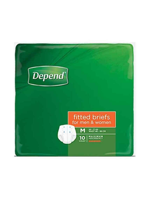 DependCare™ Fitted Briefs Normal Medium - Ctn/40