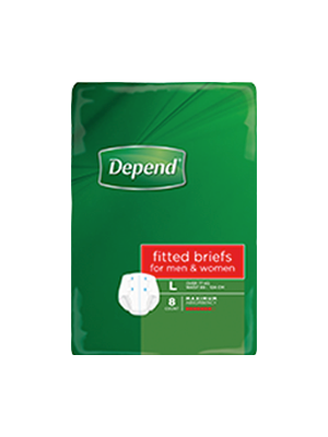 Depend® Briefs Normal (Large) - Ctn/8