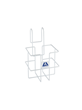 Male Urinal Bedside Holder with Hanger Rack