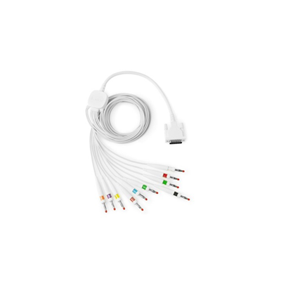 MESI mTABLET 12-Lead ECG Cable (AHA) Banana