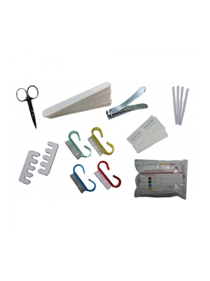 Nail Care Tool Kit 12 Month in Clear Zip Lock Bag
