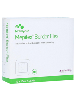 Mölnlycke® Mepilex® Border Flex Foam Dressing 10cm x 10cm Box/10