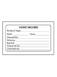 Mermed Vaccine (COVID) Adhesive Label 70x40mm White - Roll/500