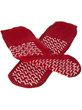  Medline Fall Prevention Slipper Socks, Non-Slip Osfa Red - Pair/1
