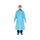CPE Protective Gown Non-Sterile, with Thumb Loops - Ctn/150