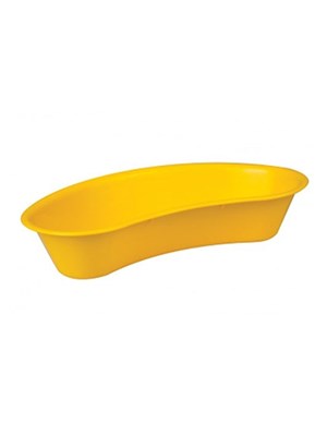 KIDNEY DISH 700ML YELLOW STERILE