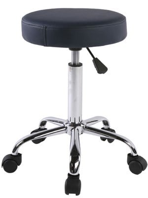 STOOL GAS ADJUSTABLE BLACK 49cm-63cm