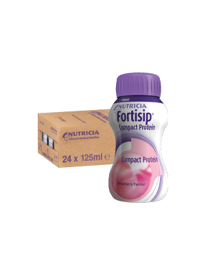 Compact Protein Fortisip Nutricia Strawberry Flavour 125 ml
