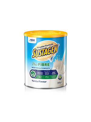 Sustagen Plus Fibre Hospital Formula Vanilla 840g - Ctn/6