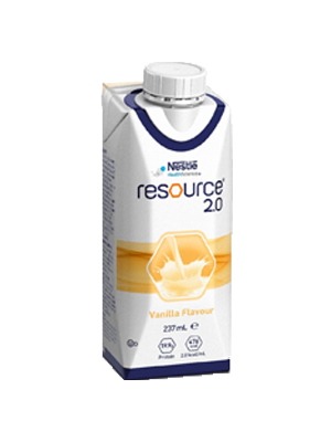 RESOURCE® 2.0 Nutritional Vanilla Beverage 237mL - Ctn/24