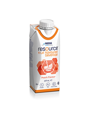 RESOURCE® Peach Flavoured Beverage 237mL - Ctn/24