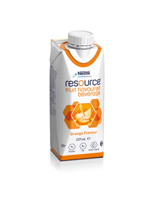 RESOURCE® Fruit Flavoured Nutritional Drink Orange 237mL- Ctn/24