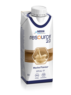 RESOURCE® 2.0 Nutritional Supplement Drink, Mocha 237mL- ctn/24