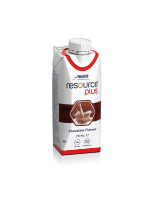 RESOURCE® Plus Nutritional Drink,Chocolate 237mL- Ctn/24