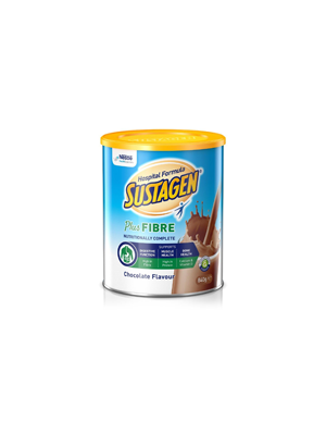 Sustagen® Plus Fibre Hospital Formula,Chocolate 840g - Ctn/6