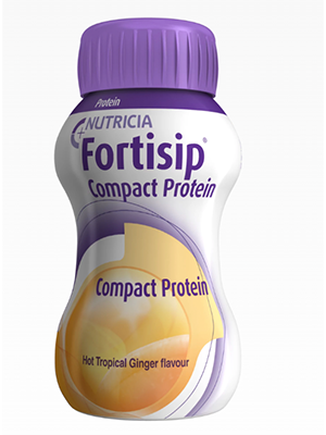 Fortisip Compact Protein Hot Tropical Ginger Flav 125mL – Ctn/24