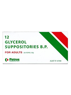 Glycerin Suppositories BP Adult - Box/12