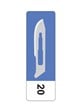 inhealth™ Scalpel Blade #20 Carbon Steel - Box/100