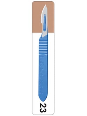 inhealth™ Disposable Scalpel Blade & Handle Size 23 - Box/10