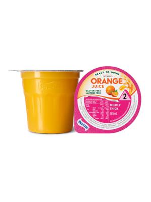 PreciseĀ® Ready-To-Drink Orange Juice Level 2 185mL - Ctn/12