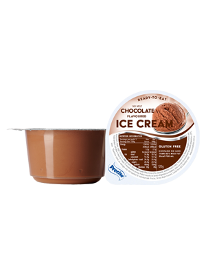 PreciseĀ® No Melt Choc Flavoured Ice Cream 120g - Ctn/24