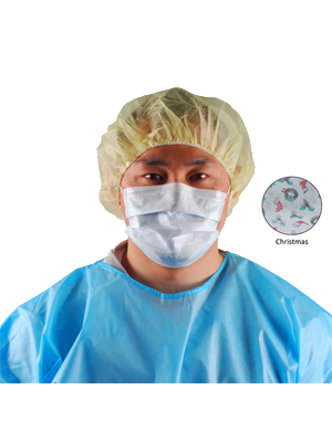 Sentry Owear Disposable Round Caps Christmas Latex Free