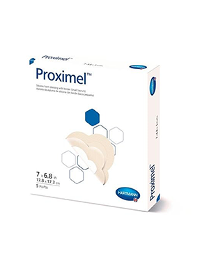 Proximel® Silicone Foam Dressings, Border Small Sacrum– Box/5
