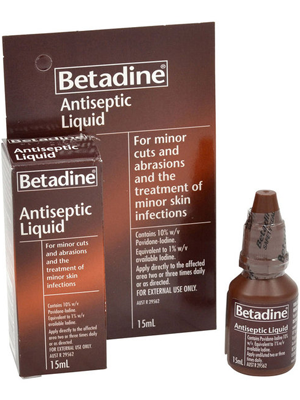 BETADINE ANTISEPTIC 15mL