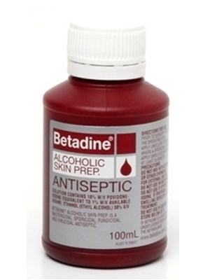 BETADINE ALCOHOL PREP 100ml