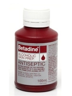 BETADINE ALCOHOL PREP 100ml