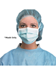 PRIMED Level 2 Surgical Soft Mask, Tieback 3 Ply, White - Box/50