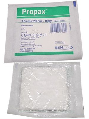 GAUZE SWABS 7.5x7.5 450x5