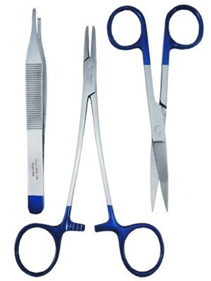 Surgical Suture Pack with SH/SH Scissors