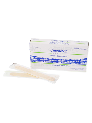 Wooden Tongue Splinter Free Depressors 150mm x 18mm - Box 50