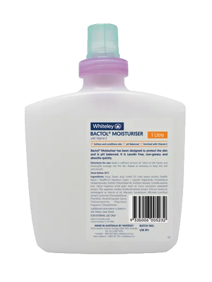 Bactol Moisturiser with Vitamin E 1L - Ctn/6