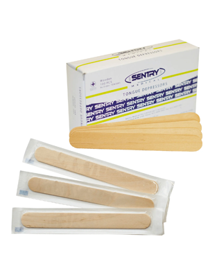 Tongue Depressor Wooden Sentry Non-Sterile 150mm x 18mm