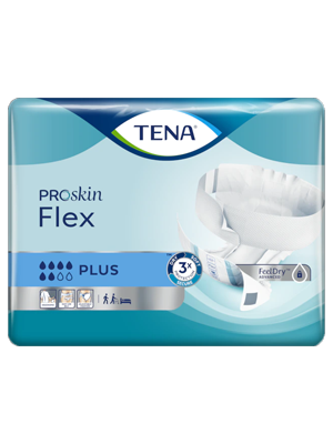 TENA® Flex Plus Belted Incontinence Briefs Large Lvl 6 - Ctn/3