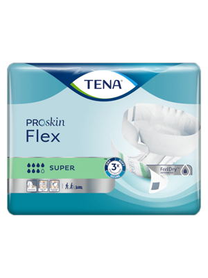 TENA® Flex Super Belted Incontinence Briefs Medium - Ctn/3