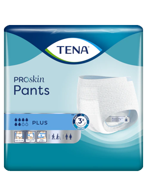 TENA® Pants PLUS Incontinence Pants Blue Large - Ctn/4