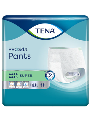 TENA® Pants Super Incontinence Pants Large Green - Ctn/4