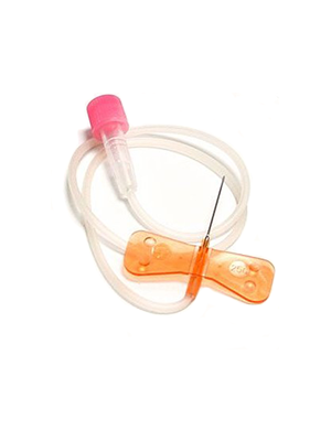 Scalpvein Set Butterfly Needle 9cm Tubing 25G x 19mm
