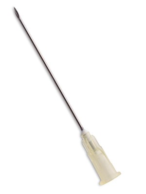Terumo AGANI Hypodermic Needles  19G x 38mm (Beige) - Box/100