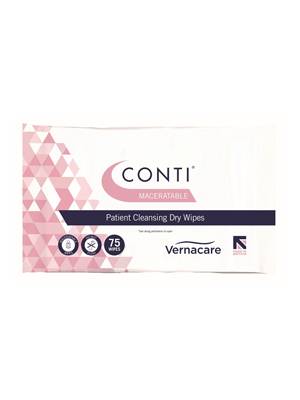 Conti® Maceratable Patient Cleansing Dry Wipes - Pkt/75