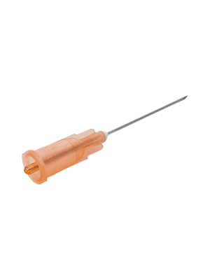 Orange LDS Needle 25g x 1 inch Sterile