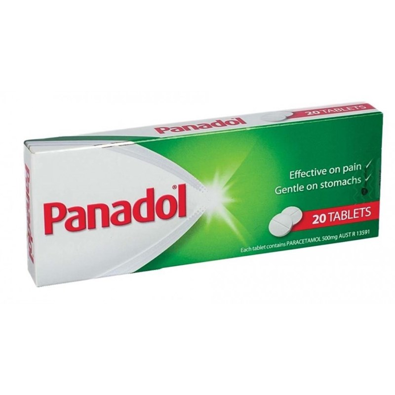 Panadol Pain Relief Paracetamol Tablets, 500mg – Pkt/20