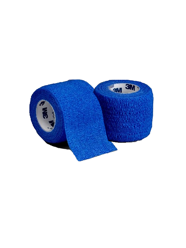 3M Bandage Latex Self Adhering Cohesive Blue 75mm x 2m